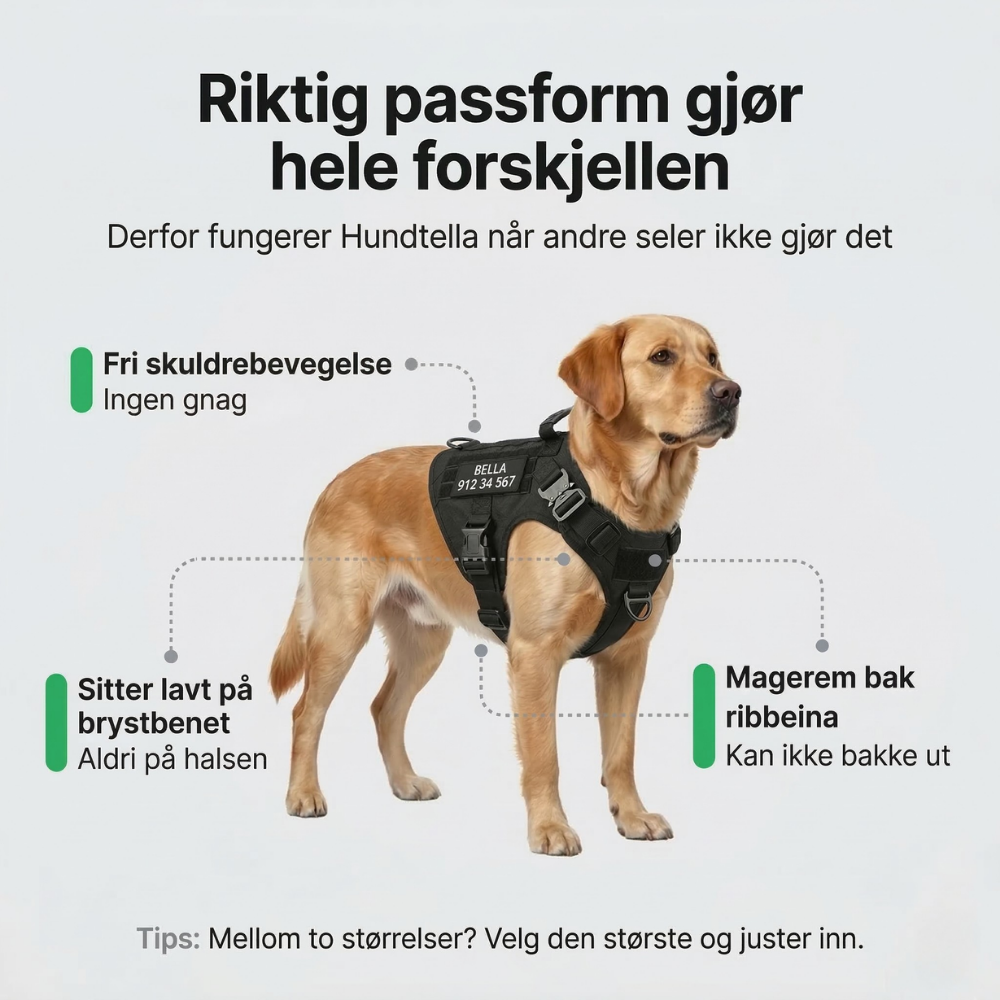 Dogtella Anti-Pull & Find Home Harness
